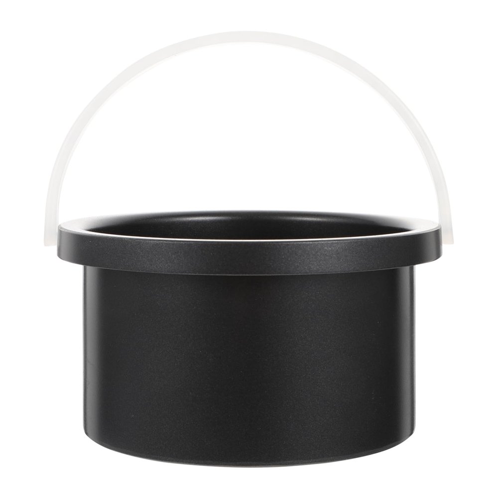 Beatifufu 1pc Non-stick Aluminum Melting Wax Bowl for Hair Waxing Waxing Container Heat Resistance for Salons and Diy Black Efficient and Safe Design