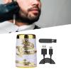 Amagogo Mini Portable Shaver IPX4 Waterproof Convenient Shaving Detachable Head Beard Trimmer Electric Razor for Travel Car Office, White view 3