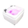 AYHARYLH Foot Baths & Spas with Heat and Massage Colorful Lamp Footbath with Pedicure Foot Rest Feet Spa Tub Spa Foot Bath Pedicure Acrylic Footbath (Color : Without Water Pump) view 1