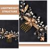 NOLITOY Bridal Hair Comb Rhinestone Embellishments Elegant Hair Accessory for Weddings Prom and Special Occasions Handmade Headpiece for Bride and Bridesmaids view 2