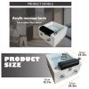 AYHARYLH Acrylic Massage Footbath Foot Baths & Spas with Heat and Massage Colorful Lamp Footbath Spa Footbath Spa Foot Bath Pedicure Acrylic Pedicure Sink (Size : Bath)(Bath+Pedicure) view 2