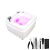 AYHARYLH Foot Baths & Spas with Heat and Massage Colorful Lamp Footbath with Pedicure Foot Rest Feet Spa Tub Spa Foot Bath Pedicure Acrylic Footbath (Color : with Water Pump) view 1