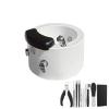 AYHARYLH Acrylic Footbath Foot Bath Spa with Heat and Massage Pedicure Bowl with Heat and Massage Colorful Lamp Footbath Home Foot Bath (Size : Bath+Pedicure Tool) view 1