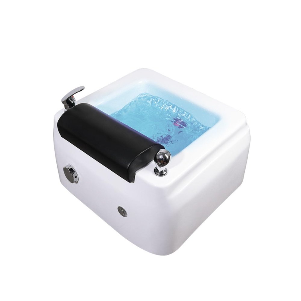 AYHARYLH Acrylic Massage Footbath Foot Bath Spa with Heat and Massage Acrylic Pedicure Sink Deep Foot Bath Used in Beauty Salons and Nail Salons (Color : Without Water Pump)