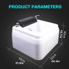 AYHARYLH Acrylic Massage Footbath Foot Bath Spa with Heat and Massage Acrylic Pedicure Sink Deep Foot Bath Used in Beauty Salons and Nail Salons (Color : Without Water Pump) view 3