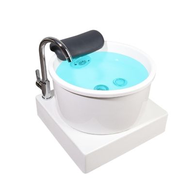 AYHARYLH Foot Massager Hydromassage with Bubble Heat Vibration and Colorful Lamp for Stress Relief and Pedicure Accessories (Size: Bath)