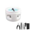 AYHARYLH Round Acrylic Massage Footbath Heated Foot Spa Colorful Lamp with Pedicure Foot Rest Feet Spa Tub Spa Foot Bath Pedicure Hot and Cold Adjustment Salon Massage Equipment view 2
