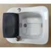 AYHARYLH Acrylic Massage Footbath Deep Foot Bath Spa with Massage Acrylic Pedicure Sink Used in Beauty Salons and Nail Salons Salon Acrylic Pedicure Bowl (Color : Black, Size : with Water Pump) view 4