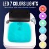 AYHARYLH Acrylic Massage FootbathFoot Massagerwith Heat and Massage Colorful Lampwith Pedicure Foot RestFeet Soaking TubPedicure Bowl Nail Salon Bathtub(Without Water Pump) view 3