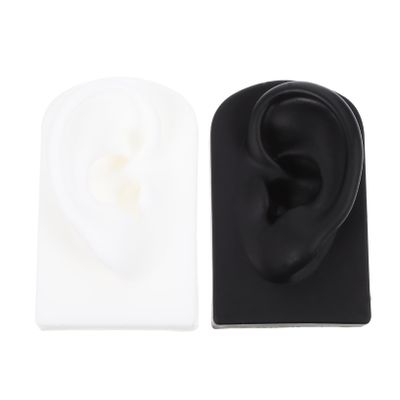 Beatifufu Silicone Ear Model Display Stand for Ear Studs and Earrings 1-Piece for Piercing Practice Suitable for Jewelry Display and Training