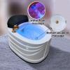 Acrylic Footbath Foot Soak Tub Acrylic Pedicure Sink With Heat And Massage Pedicure Bowl Salon Massage Equipment Home Foot Bath Special For Hotel Foot Bath Club For Foot Soaking. ( Color : Without wat view 4