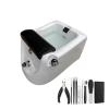 AYHARYLH Acrylic Footbath Portable Foot Spa Bathtub Foot Baths & Spas Adjustable Temperature with Heat and Massage Pedicure Bowl Colorful Lamp for Home Spa Treatment (Color : with Water Pump) view 1