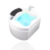 AYHARYLH Acrylic Massage Footbath Pedicure Foot Spa with Pedicure Foot Rest with Pedicure Foot Rest Feet Spa Tub Colorful Lamp Foot Baths & Spas Pedicure Spa with Heat (Size : Single Bath) view 1