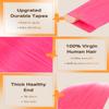 DOORES Tape-in Human Hair Extensions, Hot Pink 22 Inch 30g 10pcs, Remy Straight Hair view 3