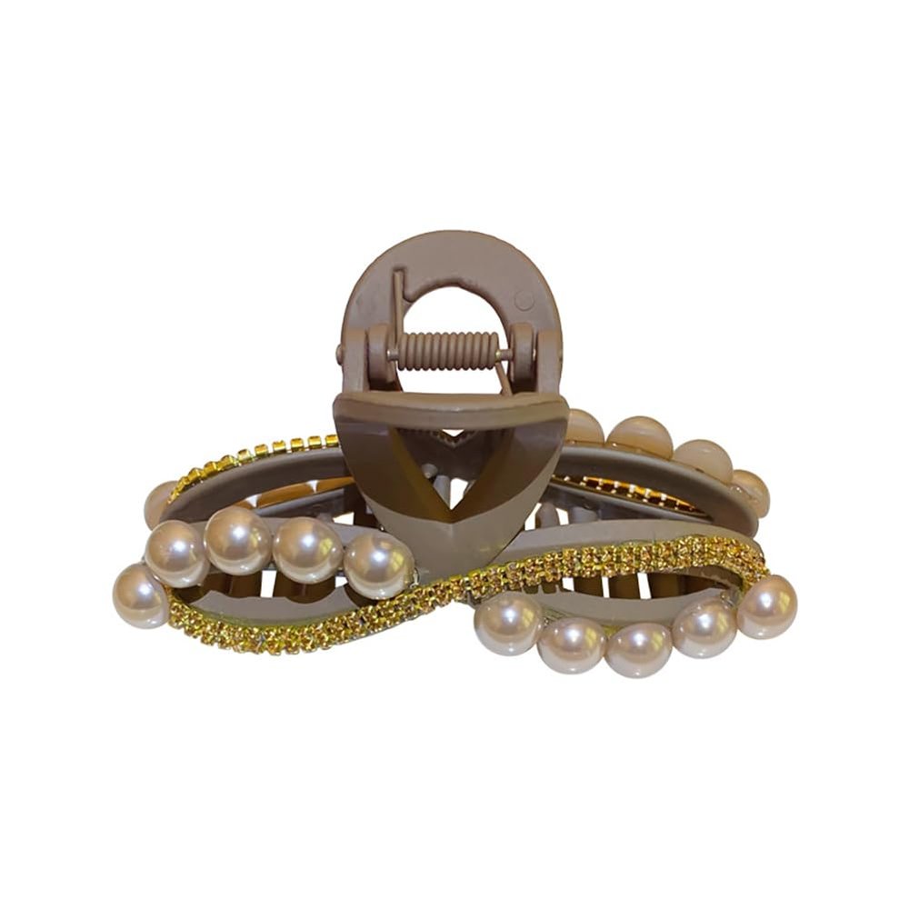 1PCS Grab Clip Pearl Hair Clips Banana Jaw Clips Jumbo Claw Clip Set Rhinestone Jaw Clip Barrette Clamps Hair Accessories Gift