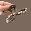 1PCS Grab Clip Pearl Hair Clips Banana Jaw Clips Jumbo Claw Clip Set Rhinestone Jaw Clip Barrette Clamps Hair Accessories Gift view 3