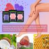 Wax Beads for Hair Removal 10.5oz (300g), Auperwel Hard Wax Beads Beans for Sensitive Skin Brazilian Waxing, Face, Bikini, Eyebrow, Legs, Painless for Women Men, 3 packs Kit with 10 Sticks view 2