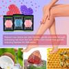Wax Beads for Hair Removal 10.5oz (300g), Auperwel Hard Wax Beads Beans for Sensitive Skin Brazilian Waxing, Face, Bikini, Eyebrow, Legs, Painless for Women Men, 3 packs Kit with 10 Sticks view 2