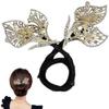 AILYFIRMO Rhinestone Flower Hair Clip, French Twist Bun Hairstyle Shaper,Lazy Hair Curler Deft Bun Maker,for Long Thick Hair Accessories for Women Girls (Style C) view 1