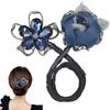 AILYFIRMO Rhinestone Flower Hair Clip, French Twist Bun Hairstyle Shaper,Lazy Hair Curler Deft Bun Maker,for Long Thick Hair Accessories for Women Girls (Style F) view 1