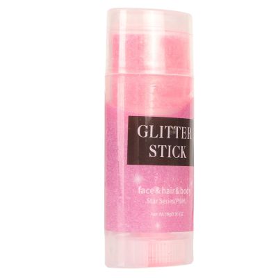 Glitter Stick Gel, Shiny Body Glitter Stick Multipurpose Easy to Clean Cosmetic Long Lasting for Adults Kids for Concert ()