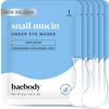 Baebody Advanced Snail Mucin Under Eye Patches for Women & Men (6 Pairs) - Under Eye Masks for Dark Circles and Puffiness - With Niacinamide - Reduce Fine Lines and Wrinkles view 1