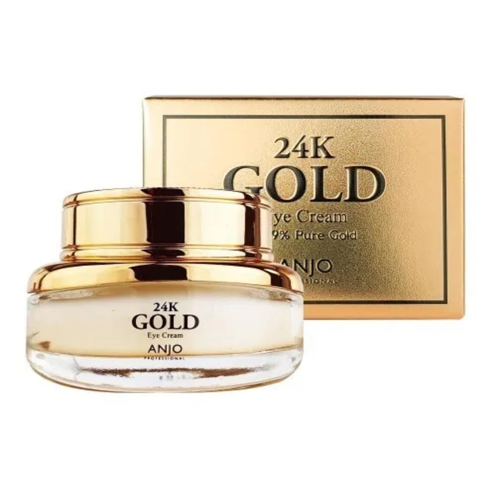 Generic Eye Cream 24K Gold Eye Cream Anti-Puffiness, Anti-wrinkle, Dark Circles by Anjo Unisex Rich Nutrion to the skin