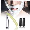 BIUDECO Stainless Steel Folding Straight for Men Manual Beard Shaver for Barbers for Shaving Sideburns and -friendly Design Less Skin Irritation view 2