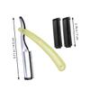 BIUDECO Stainless Steel Folding Straight for Men Manual Beard Shaver for Barbers for Shaving Sideburns and -friendly Design Less Skin Irritation view 4