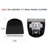 2 Pack Professional Peanut Clipper/Trimmer Snap On Replacement Blades #2068-300 - Compatible with Wahl Peanut Hair Clipper/Trimmer, Black view 2