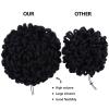 MOOWI Hair Piece Dreadlocks Bun Afro Puff Drawstring Ponytail Hair Bun Hairpieces Braided Chignon Faux Loc Braids Buns Synthetic Clip in Hair Extensions for Women Hair Buns (Color : 99JHBUGH350) view 4