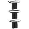 Angoily 3 Pcs Essential Oil Organizer Essential Oil Bottle Waist Pouch Massage, Black-2, 22X20CM view 1