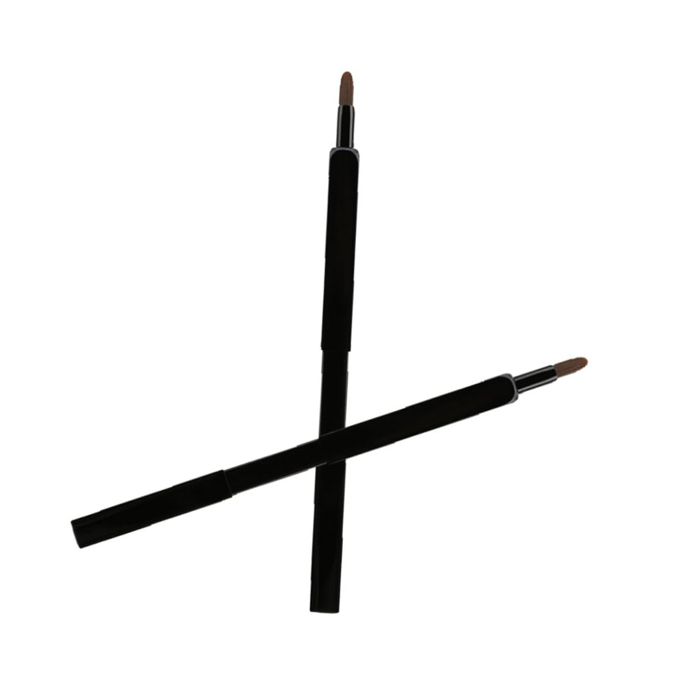 Beatifufu Handy Lip Brush Applicator Metal Tube for Lipstick Face Makeup Makeup Brush for Travel