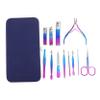 Beatifufu 1set Stainless Steel Nail Care Kit Manicure Set for Professional Nail Art and Grooming Tools for Fingernail and Toenail Care for Beauty Enthusiasts view 1