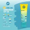 Sun Zapper Pure Zinc Sunscreen SPF 50  Organic Mineral Sunscreen for Face and Body, 25% Non-Nano Zinc Oxide, Reef Safe, Water Resistant, Broad Spectrum, Vegan, 100g (3.5 oz) Tube, Australian Made view 2