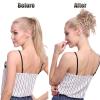yixinzi-2024 Hair Piece Fluffy Tousled Updo Messy Hair Bun Hairpiece, Synthetic Curly Bun Hair Extensions with Elastic Band Instant Ponytail Hairpiece for Women Hair Buns (Color : M4) view 3
