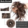 yixinzi-2024 Hair Piece Fluffy Tousled Updo Messy Hair Bun Hairpiece, Synthetic Curly Bun Hair Extensions with Elastic Band Instant Ponytail Hairpiece for Women Hair Buns (Color : M4) view 4