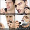 EKHOU Head Shavers for Bald Men, 5 in 1 Grooming Kit Electric Shaver for Men Rechargeable Beard Hair Trimmer Razor Facial Wet Dry Bald Head Shaving Machine view 2