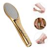 Beatifufu 1pc Glass Foot File for Callus Removal Rubbing Tool for Dead Skin Stylish Pumice Stone Gold for Home and Professional Use view 3