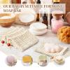 20 Pack Soap Exfoliating Bag, Natural Sisal Soap Saver Bag with Drawstring, Soap Saver Bag with Wooden Bead, Exfoliating Soap Bag for Shower view 2