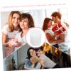 Gogogmee 1 Round Cotton Pad Face Dry Cloth Exfoliating Cotton Rounds for Face Facial Discs Cleansing Pads Pad Disposable Pure Cleaning White view 2