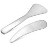 Beaupretty 2pcs Cosmetic Spatula Mini Facial Cream Spoon Spatula Stainless Steel Spatula Cream and Spoon Set for Skincare Beauty Products view 1