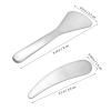 Beaupretty 2pcs Cosmetic Spatula Mini Facial Cream Spoon Spatula Stainless Steel Spatula Cream and Spoon Set for Skincare Beauty Products view 2