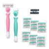 Hocmos Razors for Women Sensitive Skin6 blade Lady Shaving Razor for Women, Womens razors for Shaving Including 1 Travel Razors for Women with 19 Blade Refills view 1