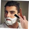 BIUDECO Vintage Barber Steel Razors Wooden Handle Manual Razor for Men Beard Shaper Portable view 2
