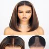 Arabella Hair 12inch 6x6 Ready to Go Glueless Wig Human Hair 1B/30 Highlight Bob Wig Real 210% Density 12a Straight Bob Wigs Human Hair Pre Cut Lace Pre Bleached Tiny Knots view 1
