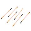 Beatifufu 6pcs Double-ended Eyebrow and Lash Makeup Tools Precision Brow Brushes for Easy Application Portable Spoolie and Eyelash Comb for Beginners and Professionals Soft and Design view 1