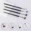6 Pack Eyelash & Eyebrow Combs, Dual-ended Spoolie Mascara Brush and Lash Separator Tool for Eyelash Extensions view 2