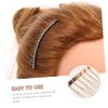 Gogogmee 12pcs Metal Hair Side Combs Teeth Bridal Hair Accessories for Weddings Parties and Special Events Elegant Golden and White Design view 2