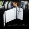 360 Mirror Self Cut,Foldable Makeup Mirror Automobile Car Interior Sun Visor Easy Mounted Decorative Accessory view 1